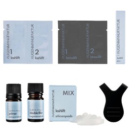 Augenmanufaktur Eyelashes and eyebrow lifting combination kit - for more voluminous lashes and brows, as well as an expressive eyelash swing without eyelash curler (maxi)
