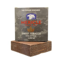 Mericle Soap Co. Mericle Soap Co. Sweet Tobacco Natural 5oz Body Bar | Veteran Owned | Traditional Cold Process Technology | Natural Ingredients | No Harsh Chemicals | Exfoliating | Made in the USA