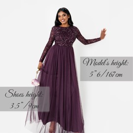 Maya Deluxe Women's Bridesmaid Dress, berry