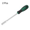 sourcing map 2pcs Metric Nut Driver 7mm Dia 150mm Round
