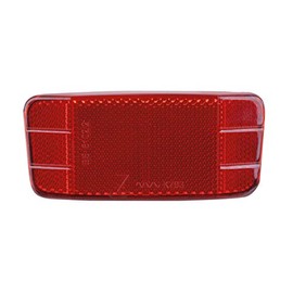 Bicycle Reflector Rear Reflector for Pannier Rack 50 x 110 mm Red