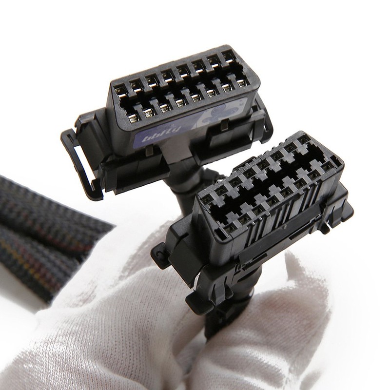 bbfly-B6 OBD2 Splitter 16 Pin OBD II Splitter Extension 1x