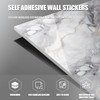 Chejiaye 22pcs Marble Peel and Stick Backsplash Waterproof Washroom Wall