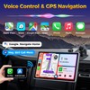 JATAZA 7" Wireless CarPlay Android Auto Screen for Car -