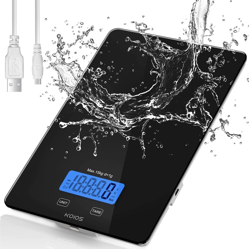 KOIOS Food Scale, 33lb/15kg Digital Kitchen Scale Weight in Grams