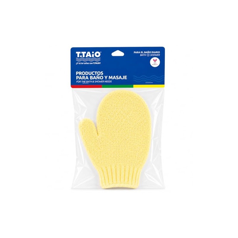 Manopla Exfoliante para Baño T Taio I Limpieza Corporal