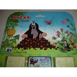 Krtek the Mole Wooden Stamps / Krtek Razítka / Zdenek Miller