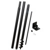 Universal Mounting Pole Kit for Post-Mounted Bird Houses and Bird