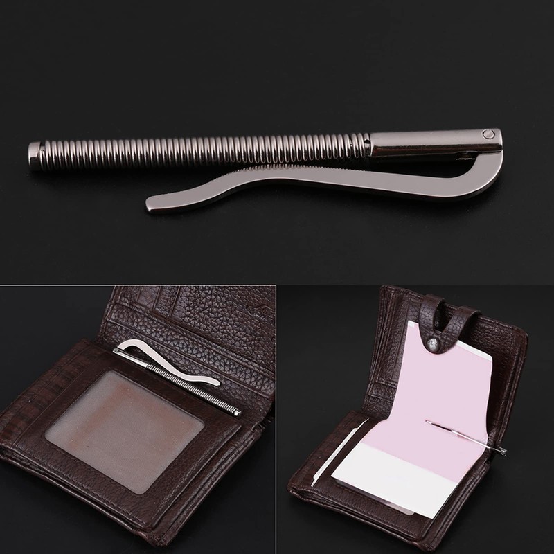 TEUOPIOE Metal Money Clips Replacement Bar 80mm Insert for Bifold