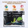 IdeaFormer-3D PEF H2S H2D Build Plate 346x355mm, Rainbow Confetti PEF+Galaxy