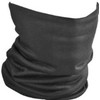 Unbranded Seamless Tube Solid Black Neck Warmer Face Mask Ski