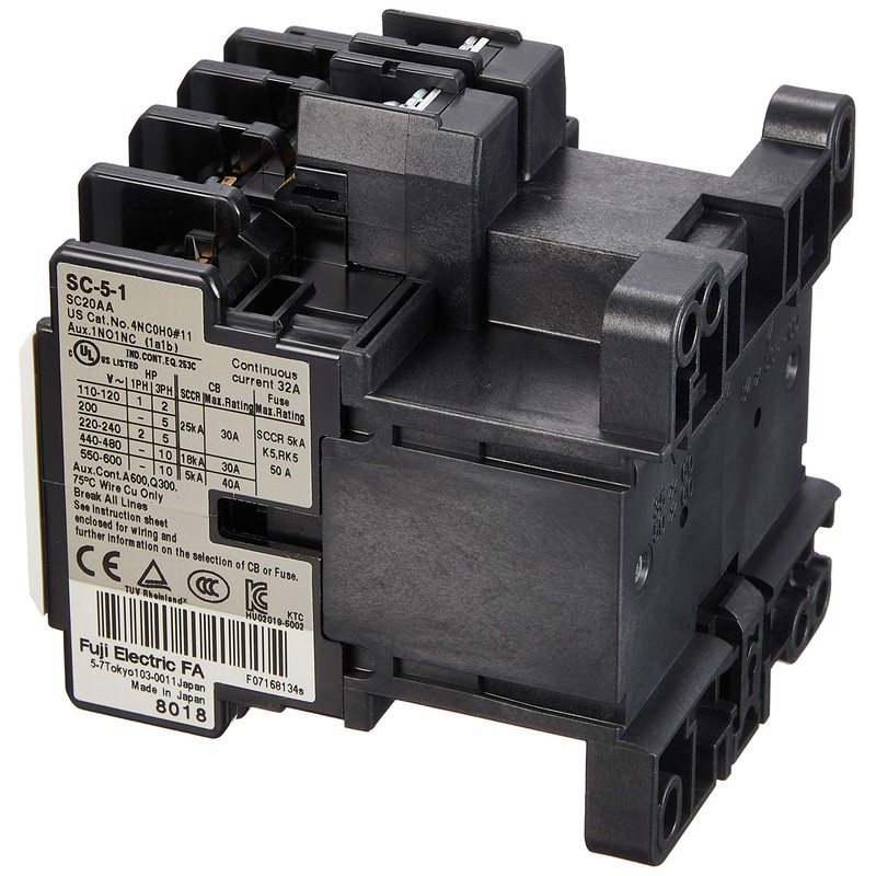 Fuji Electric SC-5-1 Coil AC200V 1A1B Standard Electromagnetic Contactor Case