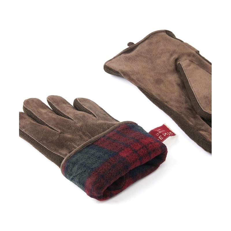 Dentsu Dents Chester Suede Gloves - Brown