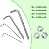zrfgbxim 1080 Countersunk Screws Nuts Set, M3 M4 M5 M6