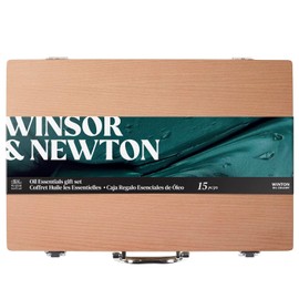Winsor & Newton Winton - Juego de pintura de madera, 8 tubos de 37 ml (incluye licor, sansodor, 2 pinceles, cuchillo, paño, Godet)
