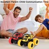 Friction Powered Monster Trucks for Boys Girls, 4WD Push and