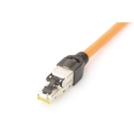DIGITUS DN-93631 - Cat 6A Network Connector - 2 Pieces - 360° Shielded - RJ45 Field Connector Cat6A - Tool-Free Assembly - 500 MHz - 10GBase-T - 10 Gbps - AWG 27/7 to AWG 22/1