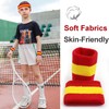 Kids Sweatbands Headband Wristband Set - Athletic Cotton Sweat Band