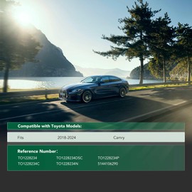 YHTAUTO Front Engine Splash Shield Compatible with Toyota Camry 2018-2024, Plastic Splash Guard Engine Case Guards