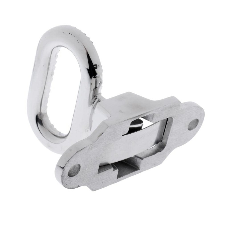 kesoto Marine Boat Safety Folding Mast Step, 316 Stainless Steel