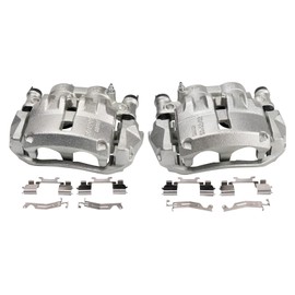TRQ Front Brake Caliper Set Fits 2014-2020 Ram ProMaster 1500 2500 3500