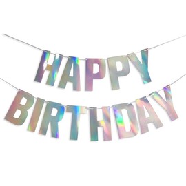 Glitter Happy Birthday Paper Letter Garland, Sparkling Birthday Decoration, Garland, Sparkle, Birthday Banner, Birthday Decoration, Photo Background, Birthday Party Goods, Celebration, Kids, Adults