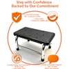Step Stool, 440 lbs Heavy Duty Stainless Steel, Non-Skid Platform