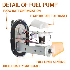 SP9156H Electric Fuel Pump Module Assembly with Sending Unit Fits Lexus ES300 Toyota Avalon Camry 1992 1993 1994 1995 1996 V6 3.0L L4 2.2L 23206-03010