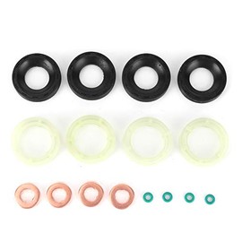 O-Ring Injector, Injector Sealing Washer, O-Ring Injector Gasket Set, 1314368 Replacement Suitable for Berlingo C2 C3 C4, #711