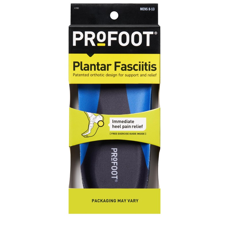 Fascitis Plantar de ortopedia Profoot, 8-13 para hombres, 1 par