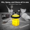InoKraft Disposable Paint Spray Gun Cup, 3 Cup Size 6