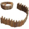 GGFOXLEW 11.8in Wooden Hamster Fence, Flexible Hamster Bridge, Chewable Hamsters