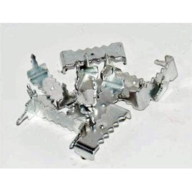 10 Pack 1 inch Pro Quality Zinc Plated Steel Nailess Sawtooth Hangers