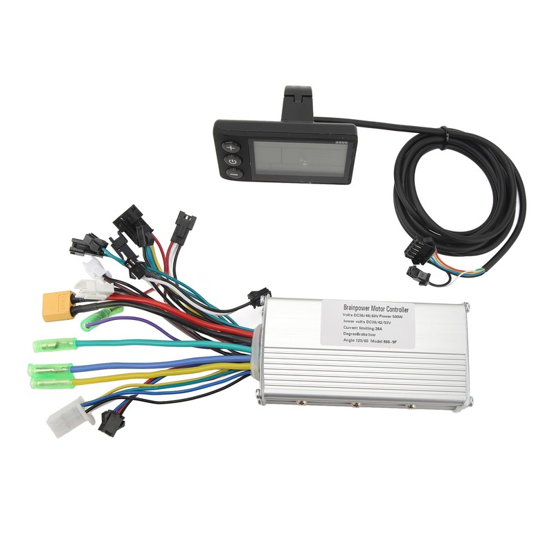 Electric Bike Controller Set 36V 48V 60V 500W 28A Brushless