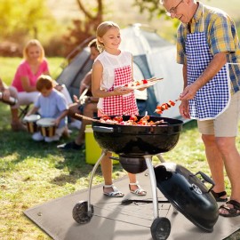 PAMASE Fire Pit Mat - 39.4 * 37.8in Fireproof Blanket for Under Fire Pit, Compatible...