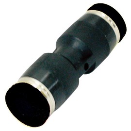 Niigata Seiki BeHAUS One-Touch Tube Fitting Union Straight Tube Outer Diameter: 0.2 inches (6 mm) PU6