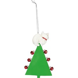 "Oh Christmas Tree" Cat Resin Christmas Ornament