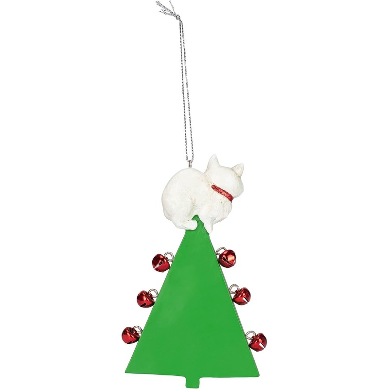 "Oh Christmas Tree" Cat Resin Christmas Ornament