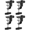 QWORK Universal Desk C-Clamp with 1/2" Thread Hole, 4 Pack
