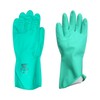 Safetyware Chemical Resistant Flocklined Nitrile Safety Work Gloves 15mil Thick
