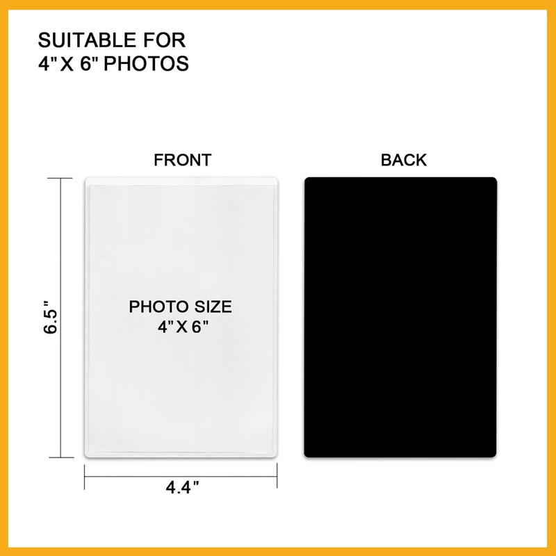 KikoSkool Magnetic Picture Frame, 12 Pack Magnet Photo pocket for