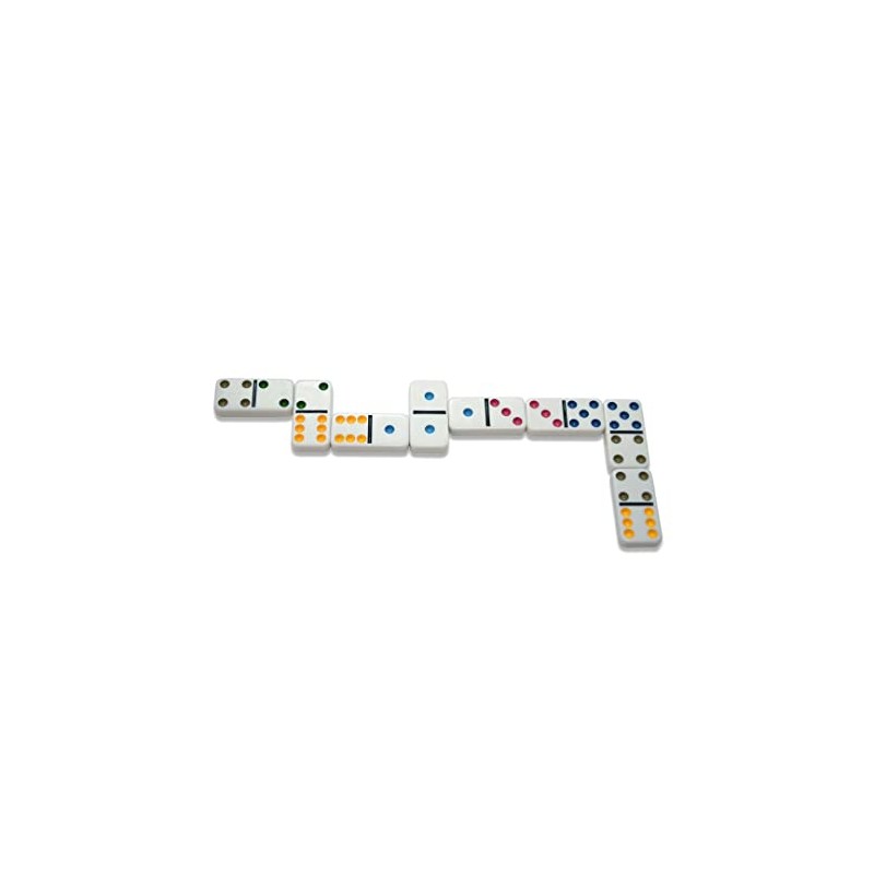Noris Spiele 606108002 - Domino Deluxe Double 6