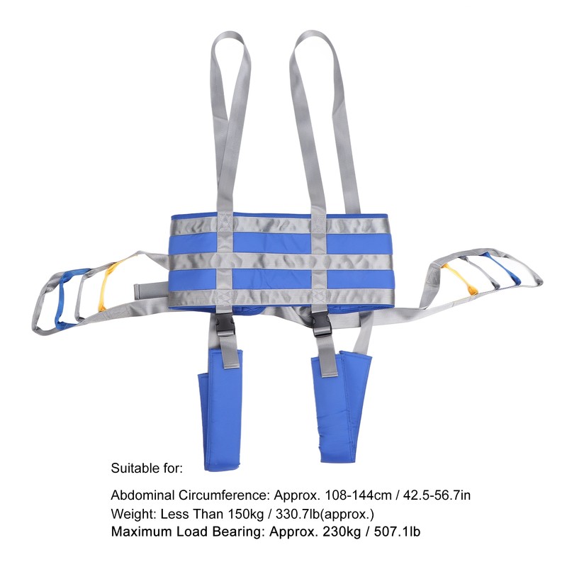 Patient Lift Sling Professional Adjustable Transfer Belt Strap Walking Standing