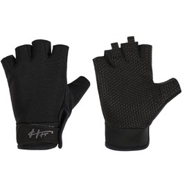 Fingerless Gloves Fishing Gloves Water Anti-Slip Sun Protection Gloves Performance Adjustable Gloves for Men Women Kayaking Paddling Climbing Biking Sailing Training Sport Fitness (Black, M)