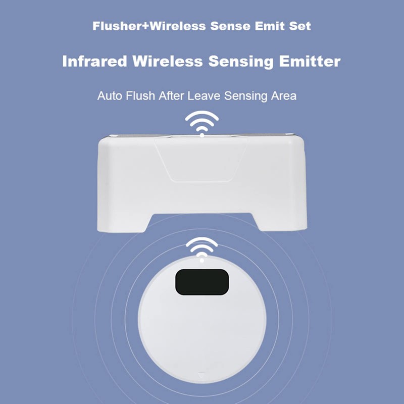 Automatic Toilet Flusher, 2023 Upgraded Touchless Toilet Flush Kit, Hands