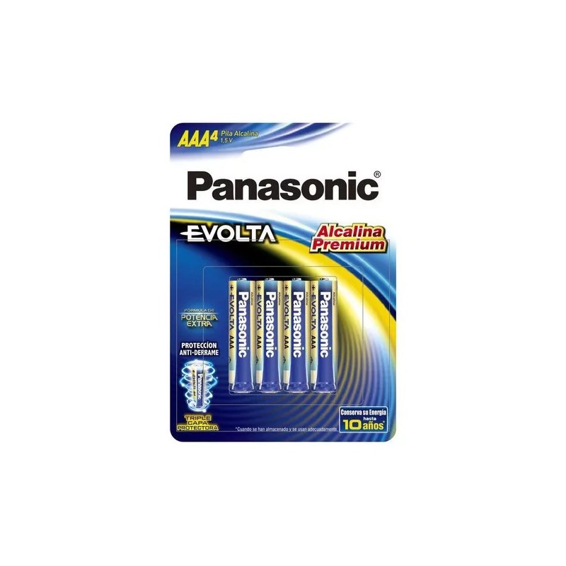 Panasonic Pilas AAA Alcalinas Premium Evolta C/4 Blíster De 4