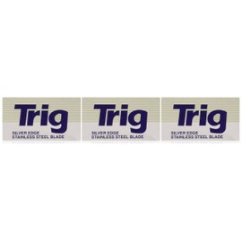 Trig Silver Edge Stainless Double Edge Razor Blades - 30 Ct
