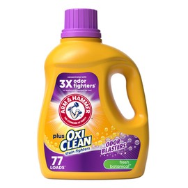 Arm & Hammer Arm & Hammer Plus OxiClean Odor Blasters Fresh Botanical, 77 Loads Liquid Laundry Detergent, 100.5 Fl oz