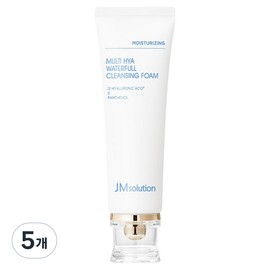 JM Solution Multi Hya Waterful Moisture Cleansing Foam, 5 Pieces, 120ml / 제이엠솔루션 멀티 히아 워터풀 수분 클렌징 폼, 5개, 120ml