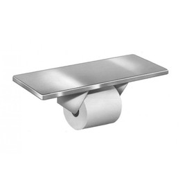 Bradley 5262 Single Roll Toilet Paper Dispenser With Shelf